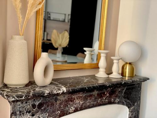 Photo de la galerie de l'établissement Charmant appartement 3 étoiles, chaleureux et bien équipé, à Cannes