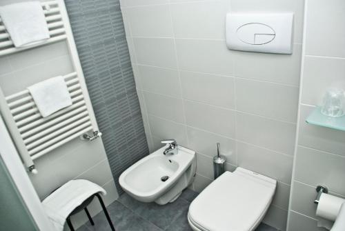 Koupelna v ubytování Hotel 4 Strade
