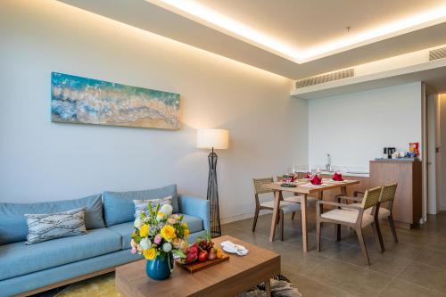 Posezení v ubytování Fleur de Lys Hotel Quy Nhon