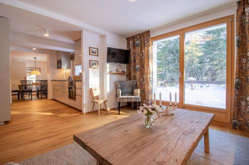 Kuchyň nebo kuchyňský kout v ubytování Bella Riva by Arosa Holiday