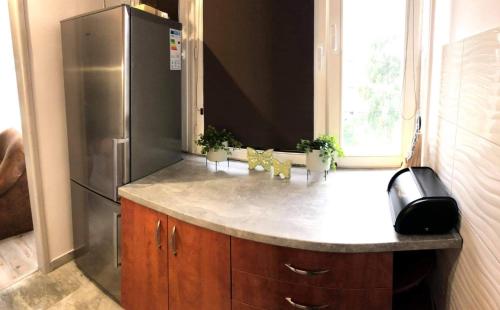 Kuchyň nebo kuchyňský kout v ubytování Apartament Datini, 40 m2