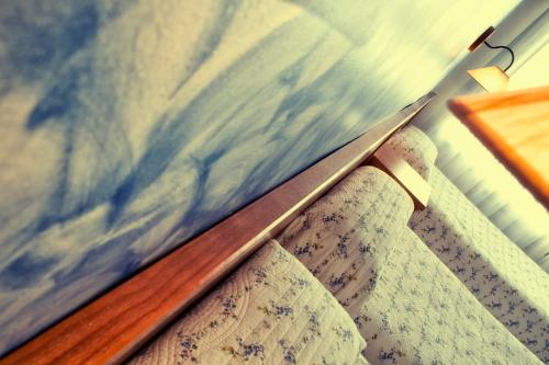 a close up of a picture of a book at Hotel Covadonga in Cangas de Onís
