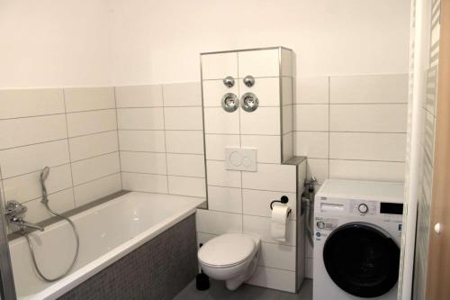A bathroom at Work & Stay in Jena