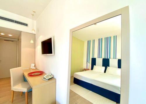 Art&Park Hotel Union Lidoにあるテレビまたはエンターテインメントセンター