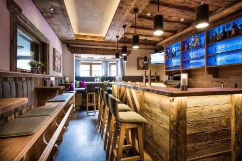 Khu vực lounge/bar tại Pension Haus am Dorfplatz