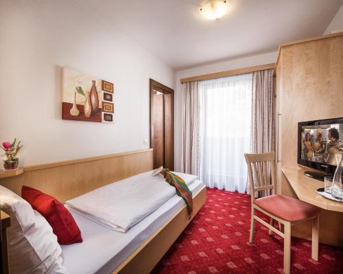 TV/trung tâm giải trí tại Pension Haus am Dorfplatz