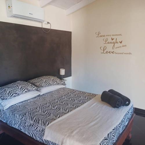 Katil atau katil-katil dalam bilik di B&B Le Villette Las Lajas
