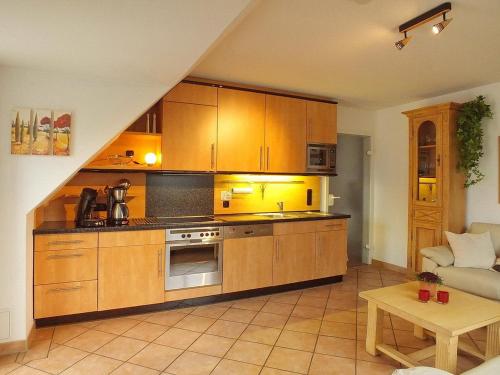 Kuchyň nebo kuchyňský kout v ubytování Domizil Strandburg Domizil Strandburg Appartement 27 Toscana