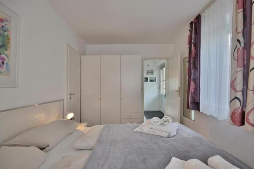 Tempat tidur dalam kamar di Domizil Gartenstraße Domizil Gartenstraße 4 Appartement 4