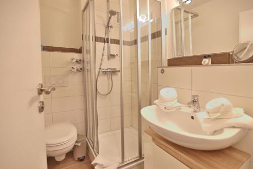 Ένα μπάνιο στο Residenz Ostseestrand Appartement 19