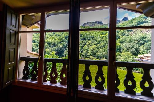 Balkoni atau teres di Hotel del Alto Sella