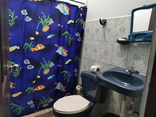 Ванная комната в Cabinas Mitchaelle's