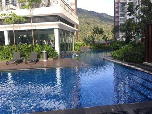 Piscina de la sau aproape de Midhill Service Aparment Genting Highlands