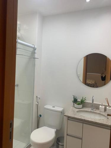 Cobertura Duplex Encantadora com jacuzzi Privativa Vista marにあるバスルーム