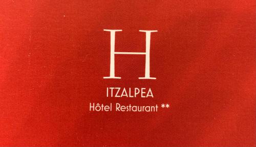 Certifikát, hodnocení, plakát nebo jiný dokument vystavený v ubytování Hôtel Itzalpea