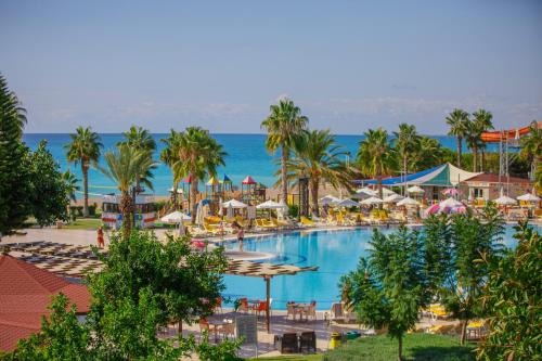 a view of the pool at a resort at Justiniano Club Park Conti in Okurcalar
