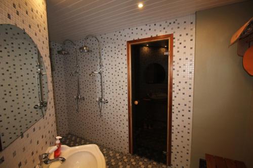 Koupelna v ubytování Villa Dirhami