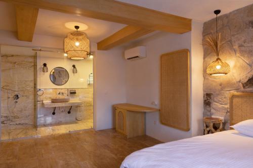 Koupelna v ubytování Cappadocia Naif Hotel - Adults Only