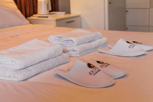 Postel nebo postele na pokoji v ubytování Resort la Fogata Cieneguilla