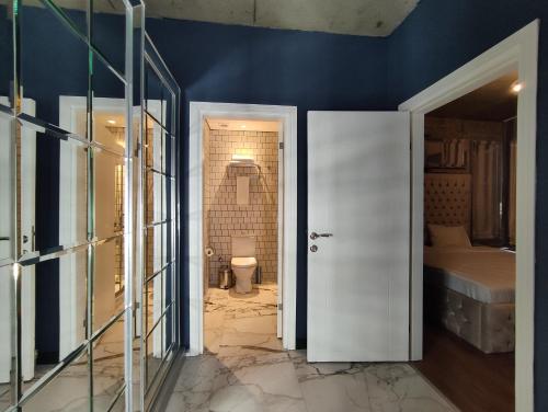 Koupelna v ubytování Mas Suites Karaköy