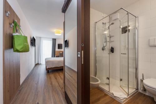 Koupelna v ubytování Luna Wellness Hotel