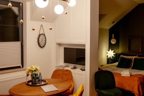 Χώρος καθιστικού στο Apartamenty Stare Miasto Zamość, Prywatny Parking, Winda