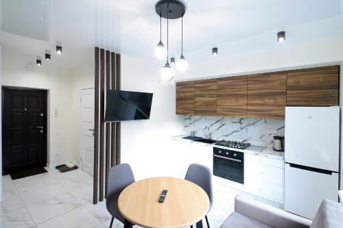 Dapur atau dapur kecil di Luxury Nest Lviv center