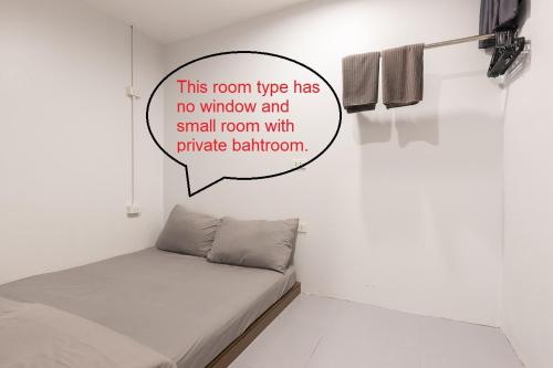 Cama o camas de una habitación en Minimal House Patong
