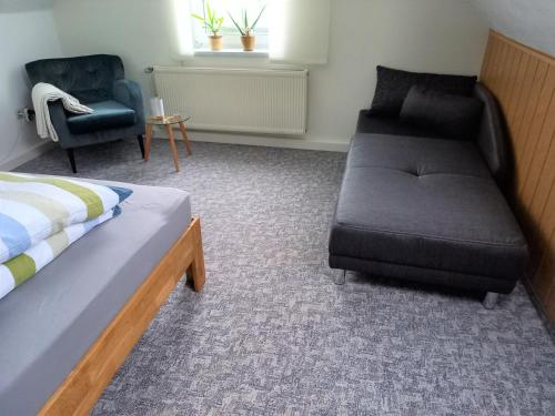 Posezení v ubytování Ferienwohnung Schöne Aussicht Pension Volgenandt