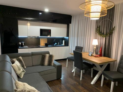 Kuchyňa alebo kuchynka v ubytovaní Apartament EverySeason Karpacz