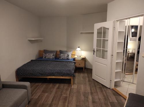 Posteľ alebo postele v izbe v ubytovaní Harrachov Apartment Rýdl