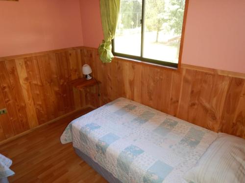 Postel nebo postele na pokoji v ubytování Entre Hualles y Pellines
