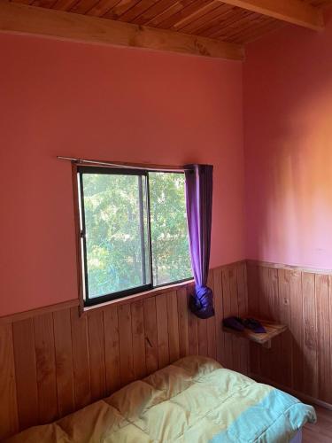 Postel nebo postele na pokoji v ubytování Entre Hualles y Pellines