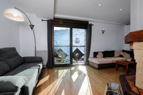 Setusvæði á Superbe appartement 170m2 pied des pistes de ski.