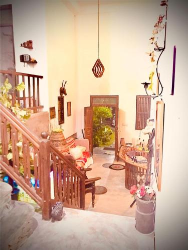 Pearl Villa Rooms and Hostelにあるシーティングエリア