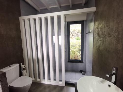 Koupelna v ubytování Casa da Arquinha