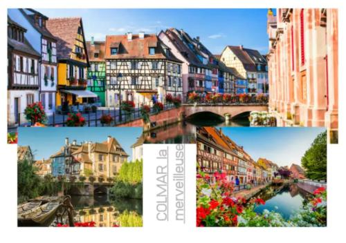 Cosis Colmar - 2 Chambres - 4 Pers - Duplex - Parking - Wifi