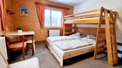 Postel nebo postele na pokoji v ubytování Penzion ALENA
