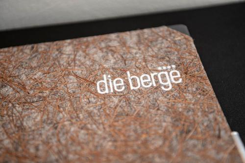 a book with the words die babbage written on it at die berge lifestyle-hotel Sölden in Sölden