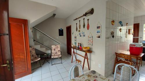 Ruang duduk di Casinha no Sal - Tangaroa Residencial