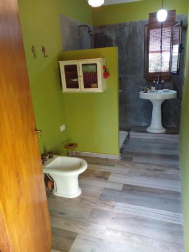 Et badeværelse på La Tina