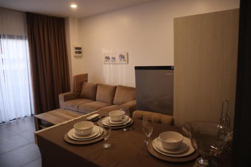
Dining area in the apartment
