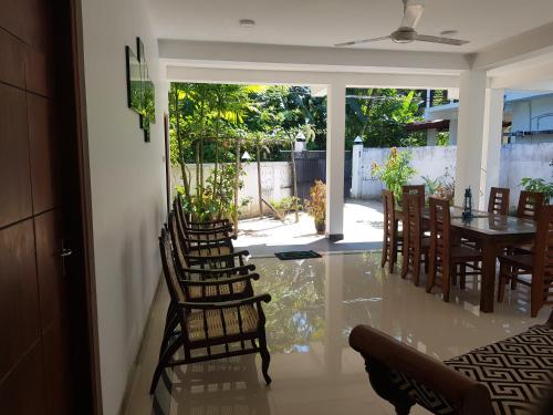 Posezení v ubytování VOGEL NEST