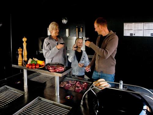 Comida en o cerca de este camping resort