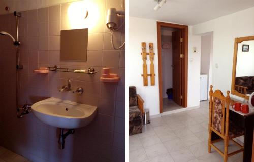 Koupelna v ubytování Guest House Yavorov