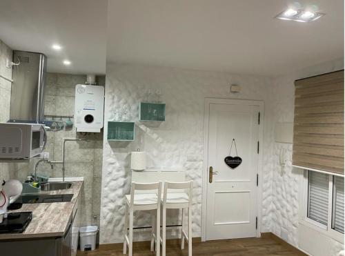 Η κουζίνα ή μικρή κουζίνα στο Loft Ben A Ocaz