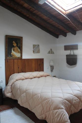 Un pat sau paturi într-o cameră la Casa Rural La Coscoja