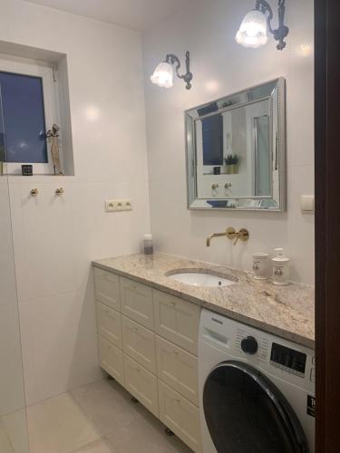 Vannas istaba naktsmītnē Apartament Prestige Pruszków