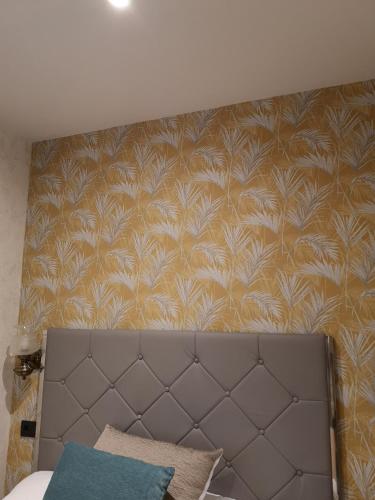 Кровать или кровати в номере Hostal Plaza