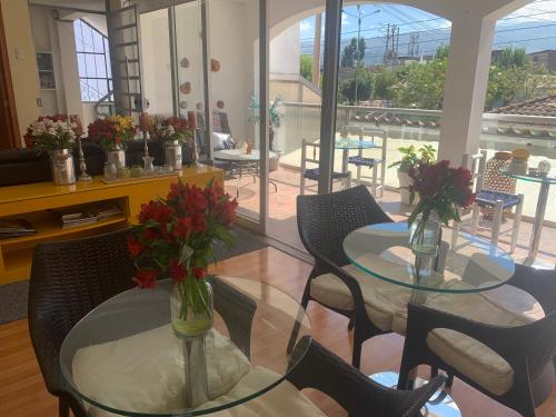 Μπαλκόνι ή βεράντα στο CasaHotel El Tambo Huancayo